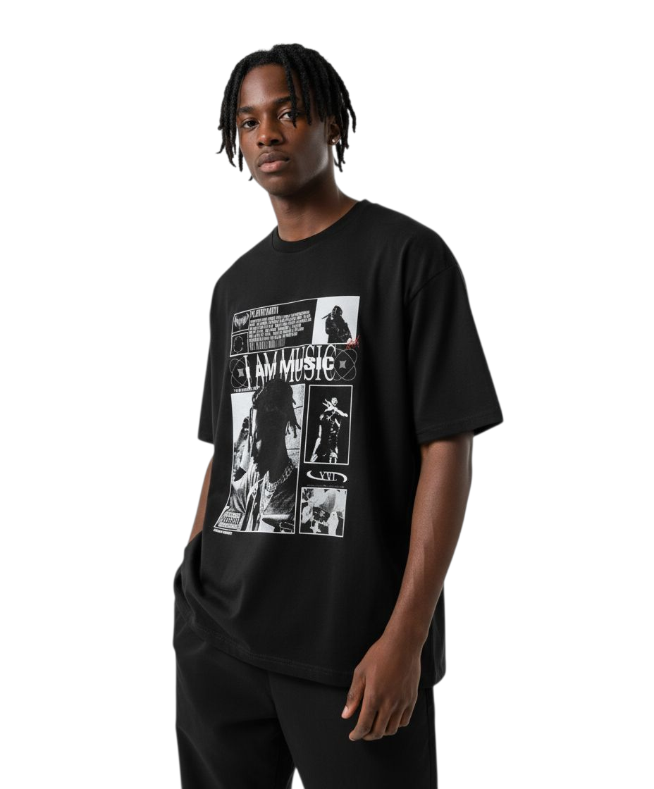 Hip-Hop Rapper Graphic T-Shirt