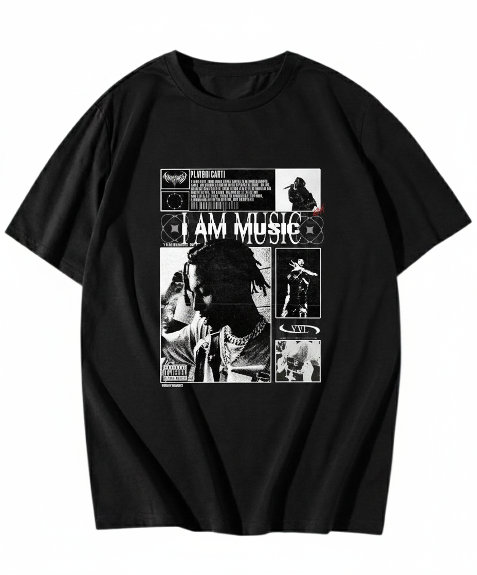 Hip-Hop Rapper Graphic T-Shirt